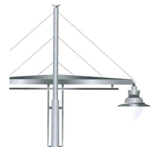 Lampione urbano - MASTIL  - Simon Lighting - contemporaneo / in acciaio / LED