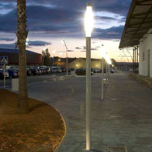 Colonna luminosa design minimalista - ENIF - Simon Lighting - in acciaio inossidabile / in metacrilato / HID