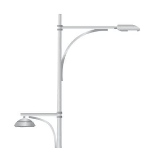 Lampione urbano - ESBELTA - Simon Lighting - contemporaneo / in acciaio / LED