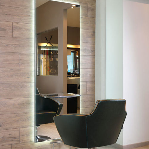 Mobile da toeletta contemporaneo - LED - Beauty Star - in alluminio / da parete / per parrucchiere