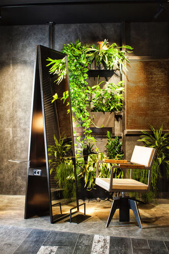 Mobile da toeletta contemporaneo - BROOKLYN - Beauty Star - in vetro / in metallo / per parrucchiere