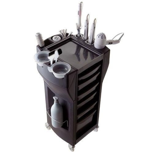 Carrello di servizio - UPGRADE MIX  - Beauty Star - per parrucchiere / in metallo