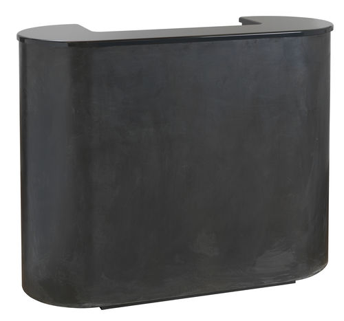Banco reception in metallo - METAL BLACK - Beauty Star - in melaminico / per parrucchiere