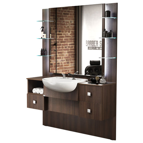 Mobile da toeletta contemporaneo - CLEO - AGV group - impiallacciato in legno / da parete / da barbiere