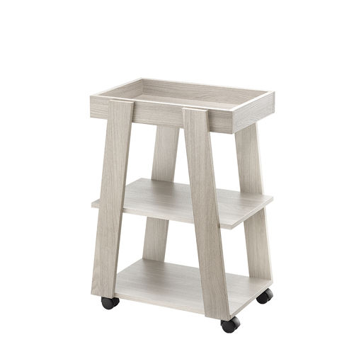 Carrello di servizio - NICOS - AGV group - per centro estetico / personalizzabile / impiallacciato in legno