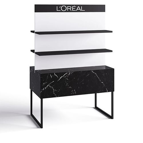 Espositore multiuso - EVO 7 - Cindarella - per prodotti di bellezza / in metallo / in laminato