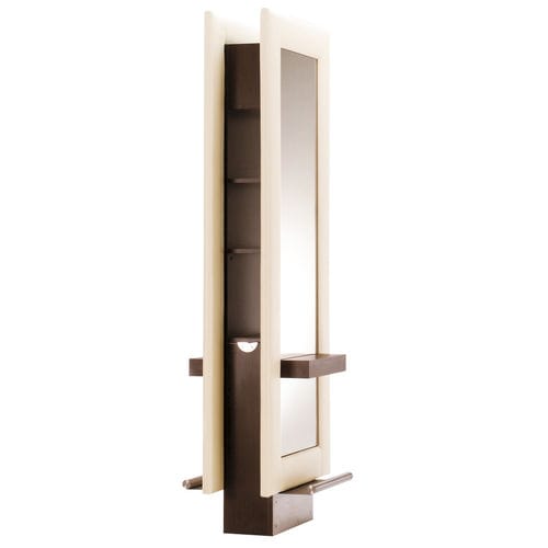 Mobile da toeletta contemporaneo - 354D - FIAPP - in laminato / per parrucchiere / 2 posti