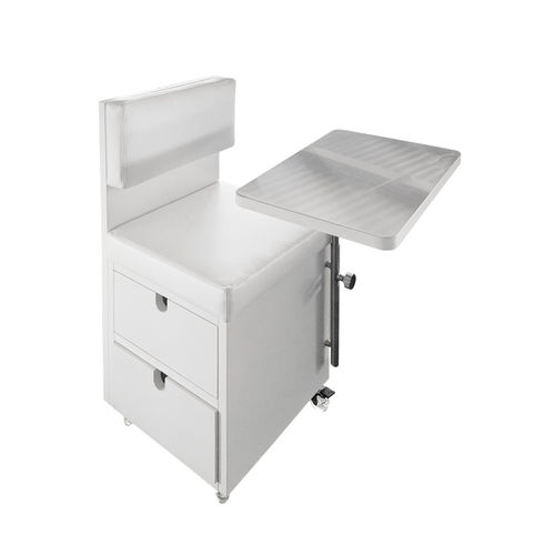 Sgabello operativo contemporaneo - NAILS E130PS - FIAPP - con supporto in legno / con rotelle / girevole
