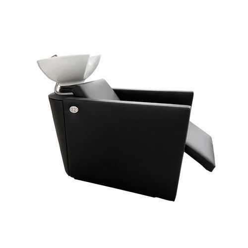 Lavatesta con poggiapiedi - DREAM WASH 1027 WU - FIAPP - in ecopelle / in ceramica / 1 posto