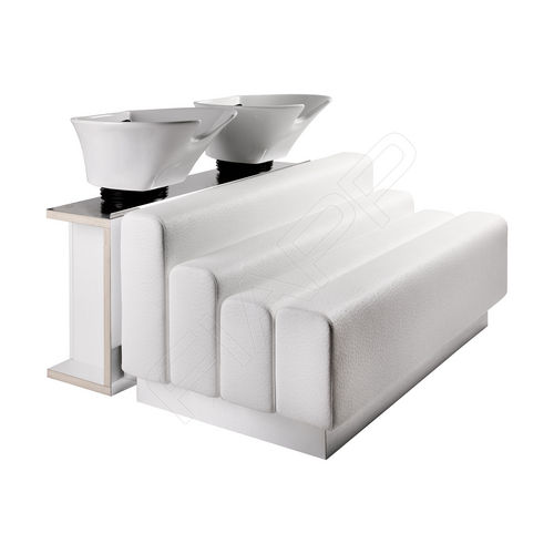 Lavatesta in ecopelle - PRYSMA 1021 WU - FIAPP - in ceramica / design originale / 2 posti