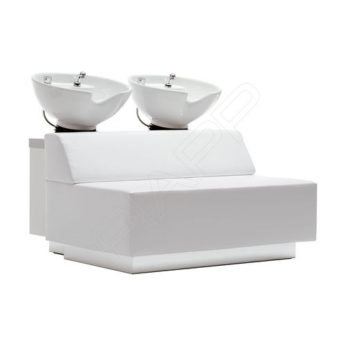 Lavatesta in ecopelle - BARC 1017 WU - FIAPP - in ceramica / 2 posti