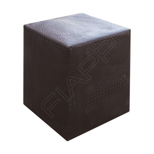 Pouf contemporaneo - BHAGA P14 - FIAPP - in tessuto / in ecopelle / tondo