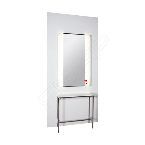 Mobile da toeletta contemporaneo - STYLE 464 - FIAPP - in acciaio inossidabile / in laminato / da parete