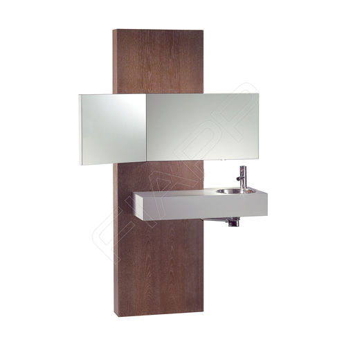 Mobile da toeletta contemporaneo - TROCADERO 440U - FIAPP - in laminato / in acciaio inossidabile / in Corian®