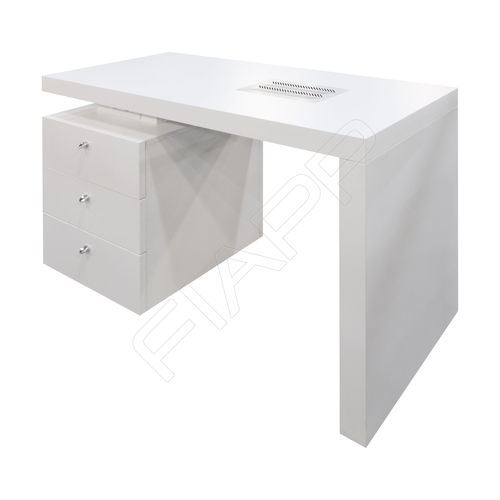 Tavolo manicure con vano contenitore - SPA E130S - FIAPP - con aspiratore / con illuminazione integrata