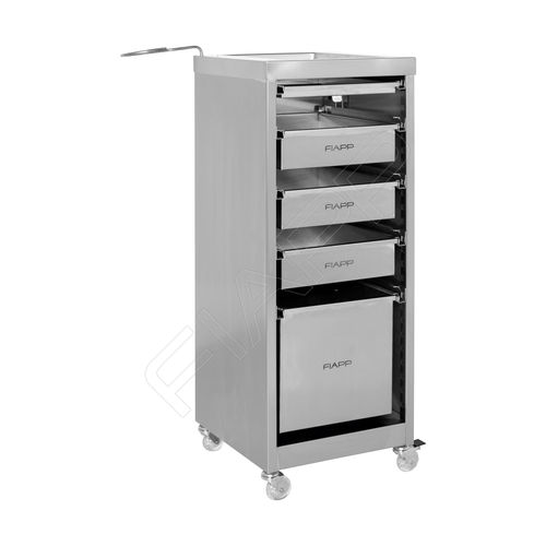 Carrello di servizio - UTILITY 511 - FIAPP - per parrucchiere / per centro estetico / in acciaio inossidabile