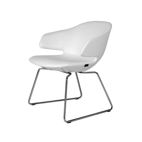 Sedia visitatore contemporanea - MARYLIN 669A - FIAPP - da interno / in tessuto / in pelle