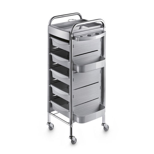 Carrello terapia - Kappa Completo - Artecno Srl - per parrucchiere / in metallo / in plastica