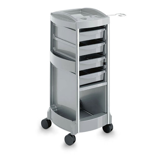 Carrello di servizio - NEW GENIUS A - Artecno Srl - terapia / per parrucchiere / in plastica