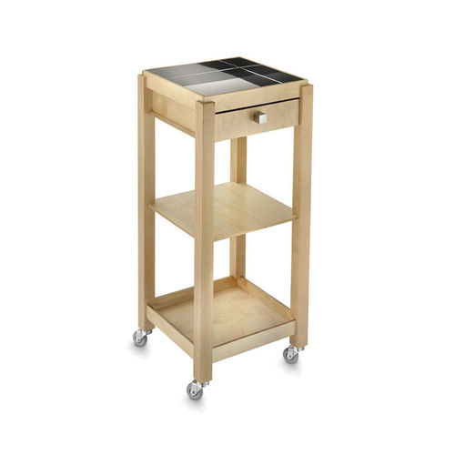 Carrello terapia - Eco Beauty - Artecno Srl - per parrucchiere / per centro estetico / in acciaio