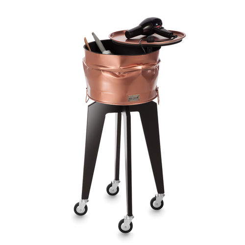Carrello terapia - 5501 - Artecno Srl - per parrucchiere / in materiale riciclato / in metallo