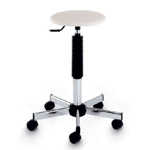 Sgabello da parrucchiere contemporaneo - SWEET SIT SIMPLE - Artecno Srl - in ecopelle / con supporto in metallo cromato / a 5 razze