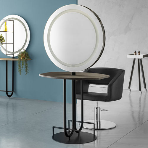 Mobile da toeletta contemporaneo - JUNO D  - Artecno Srl - in legno / in metallo / per parrucchiere