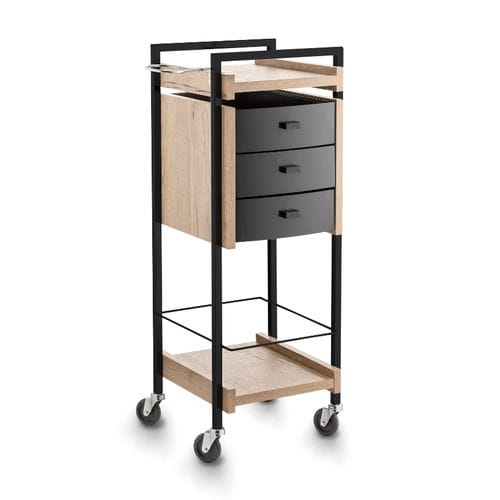 Carrello terapia - HIRO - Artecno Srl - per parrucchiere / da barbiere / in plastica ABS