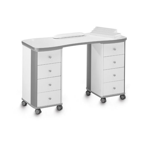 Tavolo manicure con vano contenitore - DOUBLE - Artecno Srl