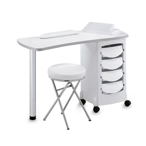 Tavolo manicure con vano contenitore - LUXE  - Artecno Srl