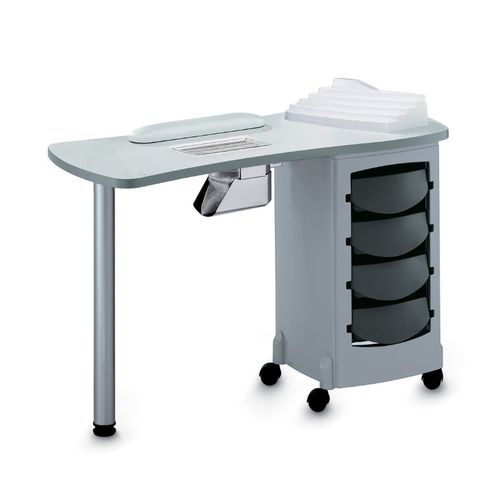 Tavolo manicure con aspiratore - 164LX - Artecno Srl - con vano contenitore
