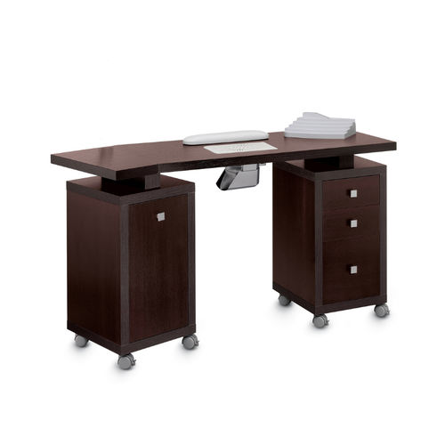 Tavolo manicure con vano contenitore - SQUARE DOUBLE  - Artecno Srl
