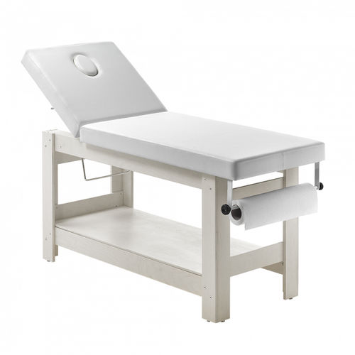Lettino per massaggi fisso - 512SOFT - Artecno Srl - in legno / con contenitore / contract