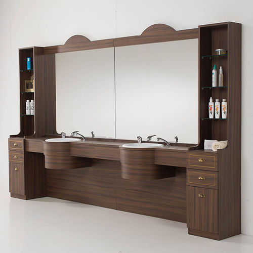 Mobile da toeletta contemporaneo - ELEGANCE/2 - BONVINI - in legno / da appoggio / per parrucchiere