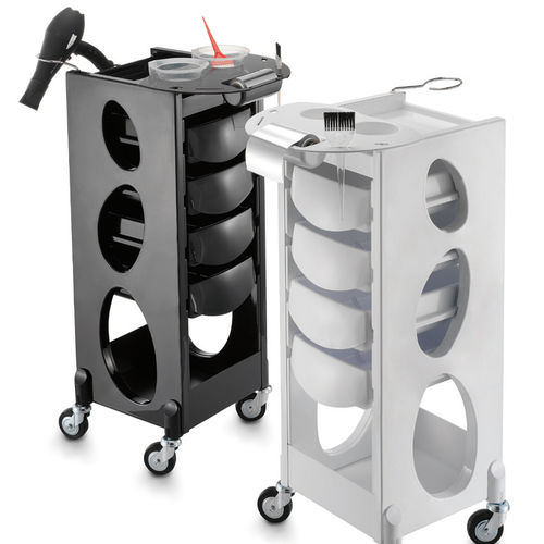 Carrello terapia - A/012 CS - BONVINI - per parrucchiere / per centro estetico / in metallo