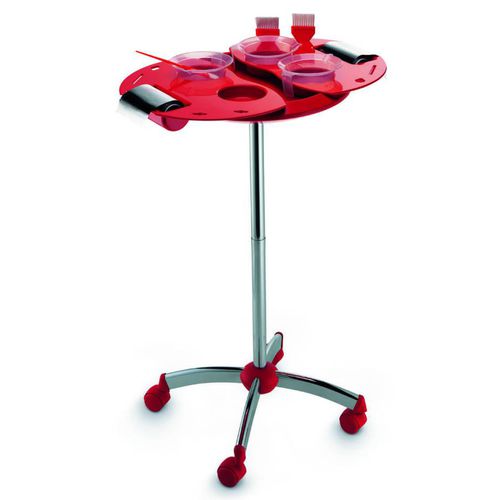 Carrello di colorazione - A/811 C - BONVINI - per centro estetico / in metallo