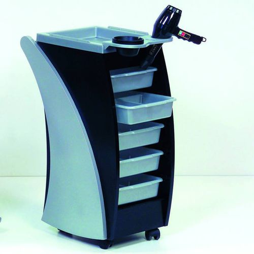 Carrello terapia - B/423 - BONVINI - per parrucchiere / per centro estetico / in metallo