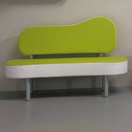Divanetto imbottito contemporaneo - 940/3  - BONVINI - in tessuto / per sala d'attesa / per centro estetico