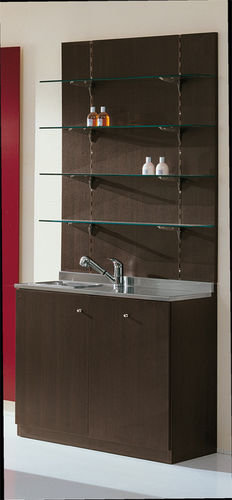 Mobile lavabo a muro - 77  - BONVINI - da appoggio / in legno / contemporaneo