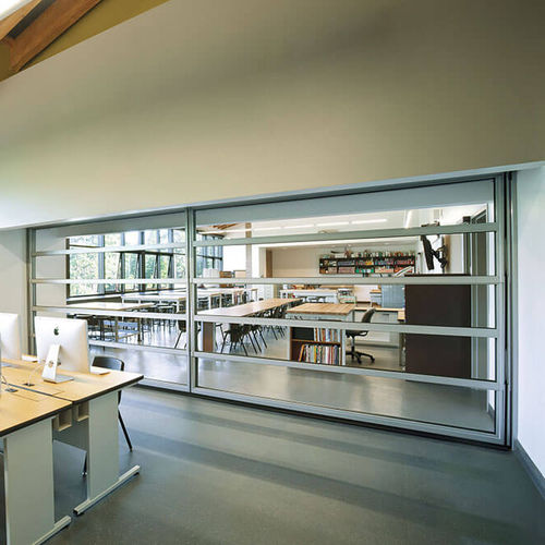 Parete pieghevole - SKYFOLD MIRAGE  - DORMA Hüppe Raumtrennsysteme - in vetro / professionale / da ufficio