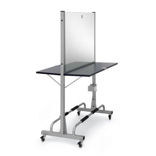 Mobile da toeletta contemporaneo - ROLLER II - Nelson Mobilier - in laminato / in vetro / in acciaio inossidabile