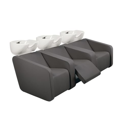 Lavatesta con poggiapiedi - GOWASH 3P - Nelson Mobilier - 3 posti