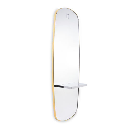 Mobile da toeletta contemporaneo - OVALIS  - Nelson Mobilier - in acciaio inossidabile lucido / in vetro / in PVC