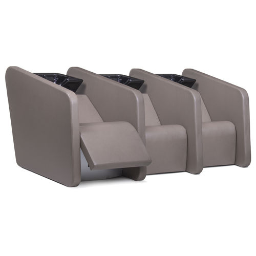 Lavatesta con poggiapiedi - PRIV&Eacute; ELECTRIC - Nelson Mobilier - in ecopelle / in ceramica / design originale