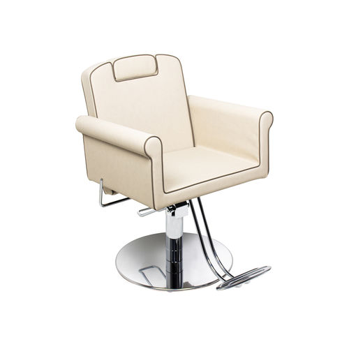 Poltrona per trucco in metallo - BEAUTY CHARME - Nelson Mobilier - in ecopelle / con poggiapiedi / regolabile