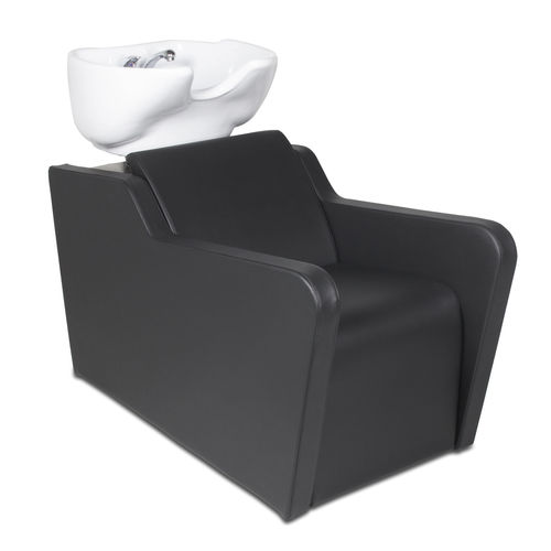 Lavatesta con poggiapiedi - TOPWASH ECO - Nelson Mobilier - in ecopelle / in ceramica / 1 posto