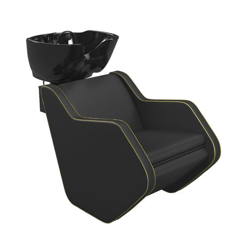 Lavatesta con poggiapiedi - NOVAWASH - Nelson Mobilier - in ecopelle / in ceramica / 1 posto
