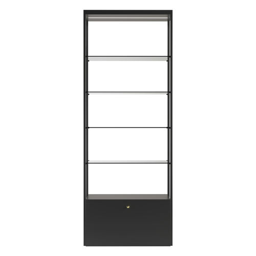 Espositore per prodotti di bellezza - SCENE - Nelson Mobilier - in acciaio / in vetro / in melaminico