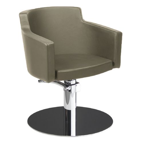 Poltrona da parrucchiere contemporanea - SUITE - Nelson Mobilier - in ecopelle / con pompa idraulica / con poggiapiedi