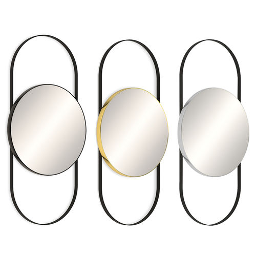 Mobile da toeletta minimalista - Circolus - Nelson Mobilier - in metallo / in vetro / a muro
